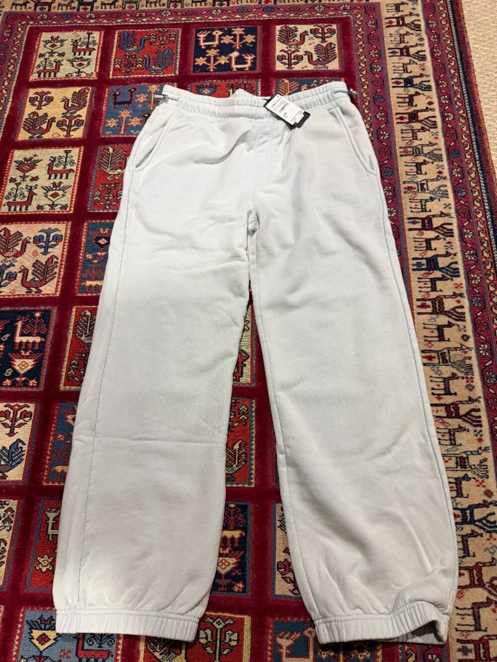 RtA Men's SPIRIT BLUE UNDERWORLD LOGO Sweatpants Size XL-Brand NEW!